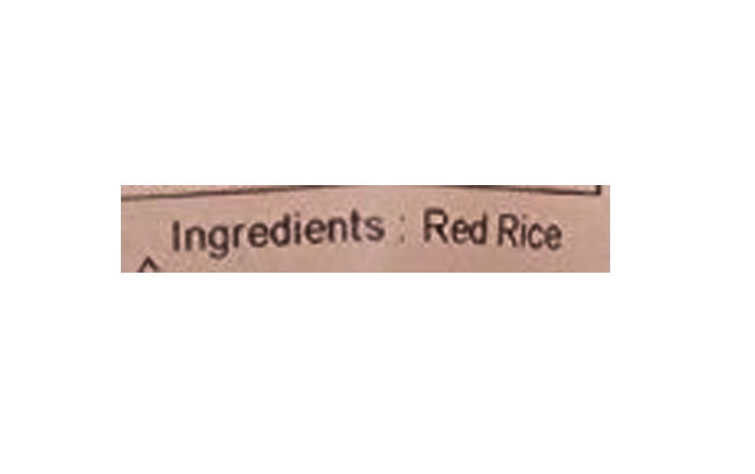 Go Earth Organic Red Rice    Pack  1 kilogram